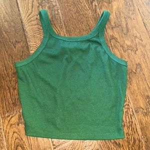 A green croptop